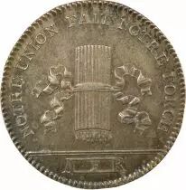 France Freemason - Silver Token, Les Amis Réunis - 1780 Paris