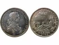 France Galères Royales, Louis Jean Marie De Bourbon, Duc De Penthievre - Jeton Argent 1744
