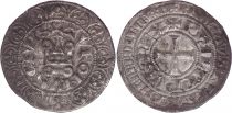 France Gros Tournois with O circle  - Philippe IV - 1290-1295 - Silver 3th ex