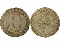France Henri II - 1/2 Teston Argent, 5e type - 1553 M Toulouse