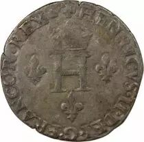 France HENRI II - DOUBLE SOL PARISIS - 1550 A PARIS