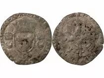 France HENRI II - DOUZAIN AUX CROISSANTS - 1549 H LA ROCHELLE