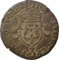 France Henri II - Douzain aux Croissants - 1551 + Caen