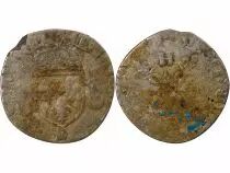 France HENRI II - DOUZAIN AUX CROISSANTS - 1551 B ROUEN