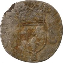 France HENRI II - DOUZAIN AUX CROISSANTS - 1551 B ROUEN