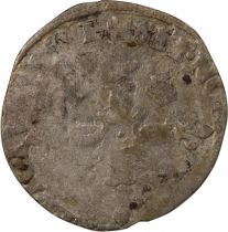 France HENRI II - DOUZAIN AUX CROISSANTS - 1551 C SAINT-LÔ