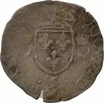 France HENRI II - DOUZAIN AUX CROISSANTS - 1552 S TROYES