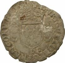 France Henri II - Douzain with Crescents - 1550 D Lyon