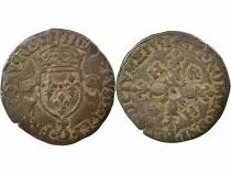 France Henri II - Douzain with Crescents - 1551 + Caen
