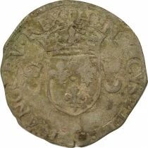 France Henri II - Douzain with Crescents - 1553 S Troyes