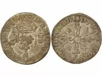 France Henri II - Douzain with Crescents - 1557/6 M Toulouse