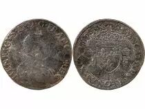 France HENRI II - TESTON A LA TETE NUE, 1er TYPE 1558 B ROUEN