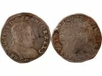 France Henri II - Teston Argent 1561 L Bayonne - 2E Type