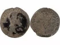 France HENRI II (POSTHUME) - TESTON A LA TETE NUE, 1er TYPE 1560 T NANTES