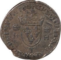 France HENRI II (POSTHUME) - TESTON A LA TETE NUE, 1er TYPE 1560 T NANTES
