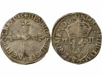 France Henri III - 1/4 Silver Ecu - 1583 T Nantes