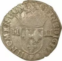 France Henri III - 1/4 Silver Ecu - 1584 F Angers