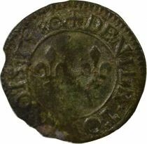 France Henri III - Denier Tournois - 1580 A Paris