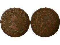 France Henri III - Denier Tournois - 1588 A Paris