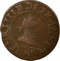 France Henri III - Denier Tournois - 1588 A Paris