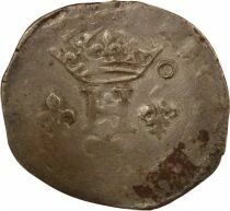 France Henri III - Double Sol Parisis - 1580 / 1590 N Montpellier