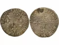 France Henri III - Double sol parisis - 1581 O Riom R5