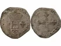 France HENRI III - DOUBLE SOL PARISIS, 2nd TYPE 1579, VILLENEUVE-LES-AVIGNON ?