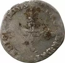 France HENRI III - DOUBLE SOL PARISIS, 2nd TYPE 1579 A PARIS