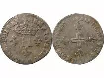 France HENRI III - DOUBLE SOL PARISIS, 2nd TYPE 1580 PARIS