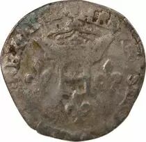 France HENRI III - DOUBLE SOL PARISIS, 2nd TYPE 1582 R VILLENEUVE-LES-AVIGNON