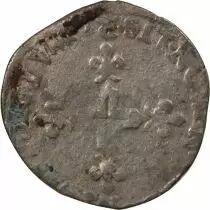 France HENRI III - DOUBLE SOL PARISIS, 2nd TYPE 1582 R VILLENEUVE-LES-AVIGNON