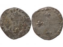 France HENRI III - DOUBLE SOL PARISIS, 2nd TYPE 1583, VILLENEUVE-LES-AVIGNON
