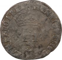 France HENRI III - DOUBLE SOL PARISIS DU DAUPHINE 1579 Z GRENOBLE