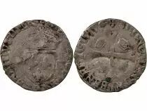 France HENRI III - DOUZAIN AUX DEUX H, 1er TYPE - 1575 & AIX-EN-PROVENCE