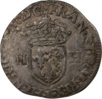 France HENRI III - DOUZAIN AUX DEUX H, 1er TYPE - 1575 I LIMOGES