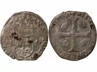 France HENRI III - DOUZAIN AUX DEUX H, 1er TYPE - 1575