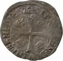France HENRI III - DOUZAIN AUX DEUX H, 1er TYPE - 1576 B ROUEN