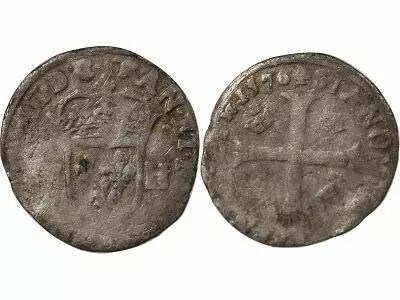 France HENRI III - DOUZAIN AUX DEUX H, 1er TYPE - 1576 PARIS