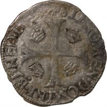 France HENRI III - DOUZAIN AUX DEUX H, 1er TYPE - 1577 B ROUEN