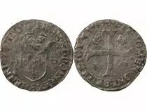 France HENRI III - DOUZAIN AUX DEUX H, 1er TYPE - 1586 A PARIS