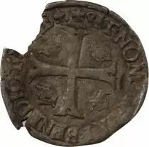 France HENRI III - DOUZAIN AUX DEUX H, 1er TYPE - P DIJON