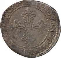 France HENRI III - FRANC AU COL PLAT 1578 D LYON