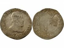 France Henri III - Silver Teston, with Flat Collar - 1575 / 1576 T Nantes