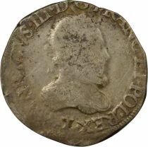 France Henri III - Silver Teston, with Flat Collar - 1575 / 1576 T Nantes