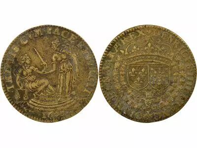France Henri IV - Brass Token, Peace and Justice