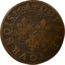 France Henri IV - Double Tournois, 2e Type - 1606 A Paris