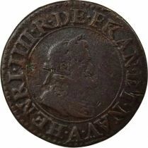 France Henri IV - Double Tournois, 2e Type - 1608 A Paris