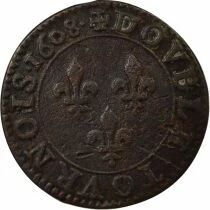 France Henri IV - Double Tournois, 2e Type - 1608 A Paris
