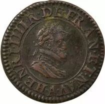 France Henri IV - Double Tournois, Type 1 - 1606 A Paris