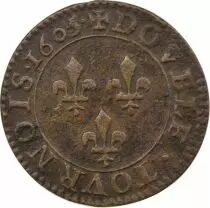 France Henri IV - Double Tournois, Type 2 - 1605 A Paris